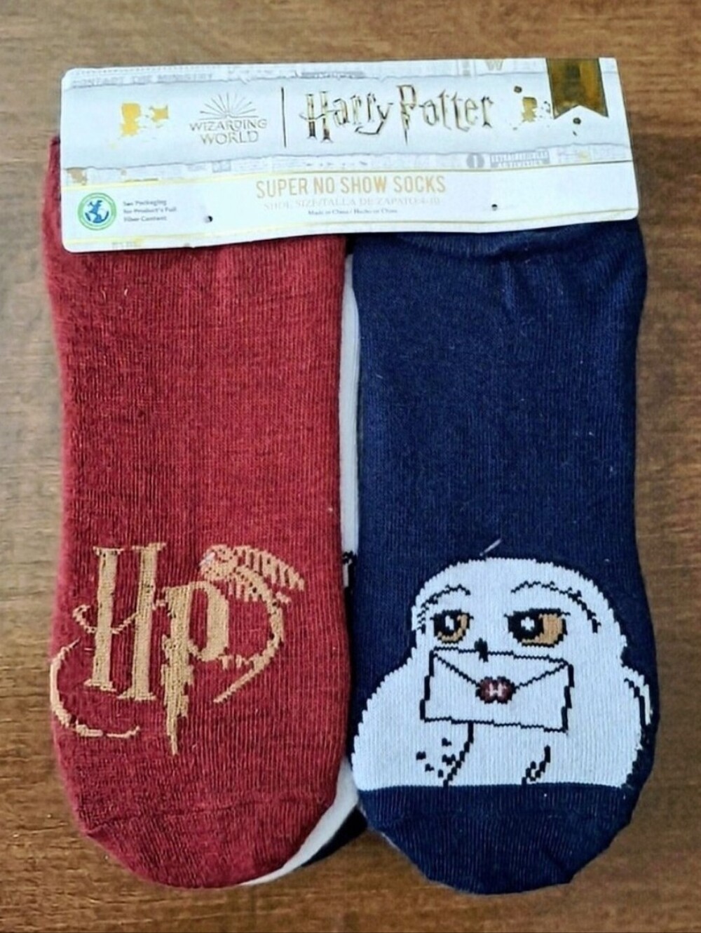 Harry Potter Women's Graphic Super No Show Socks